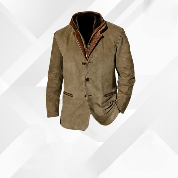 Men's autumn jacket – Leandro in autumn leaf tones