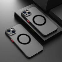 Matte Magnetic Phone Case with Magsafe & Drop Protection – 1+1 FREE