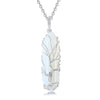 Stylish Crystal Tree of Life Gemstone Necklace – Elara