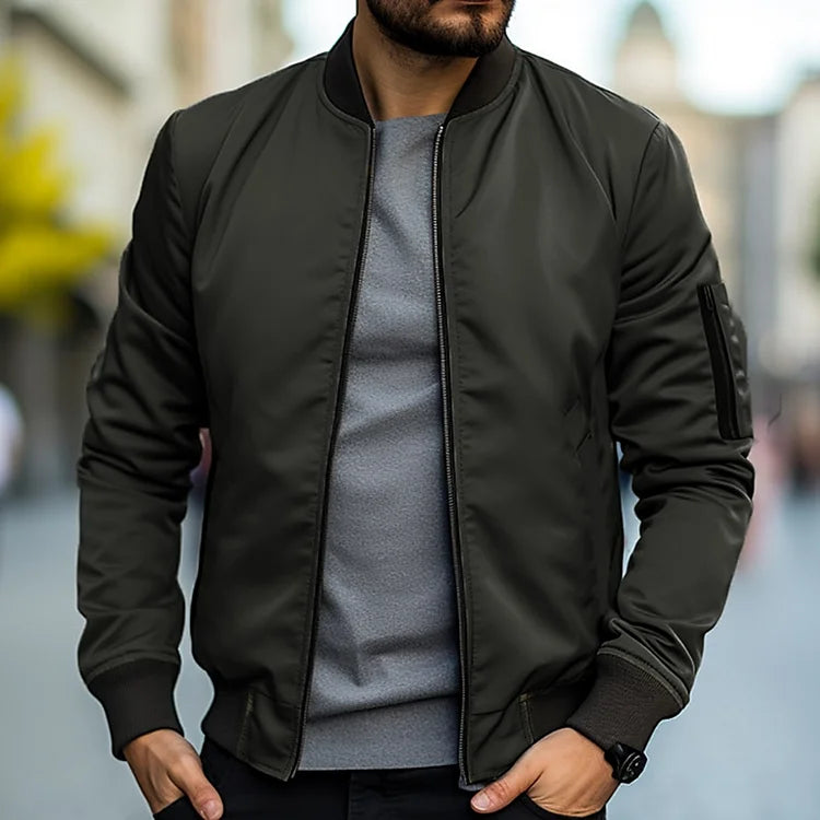 Men's bomber jacket with arm pocket – Jaron autumn edition