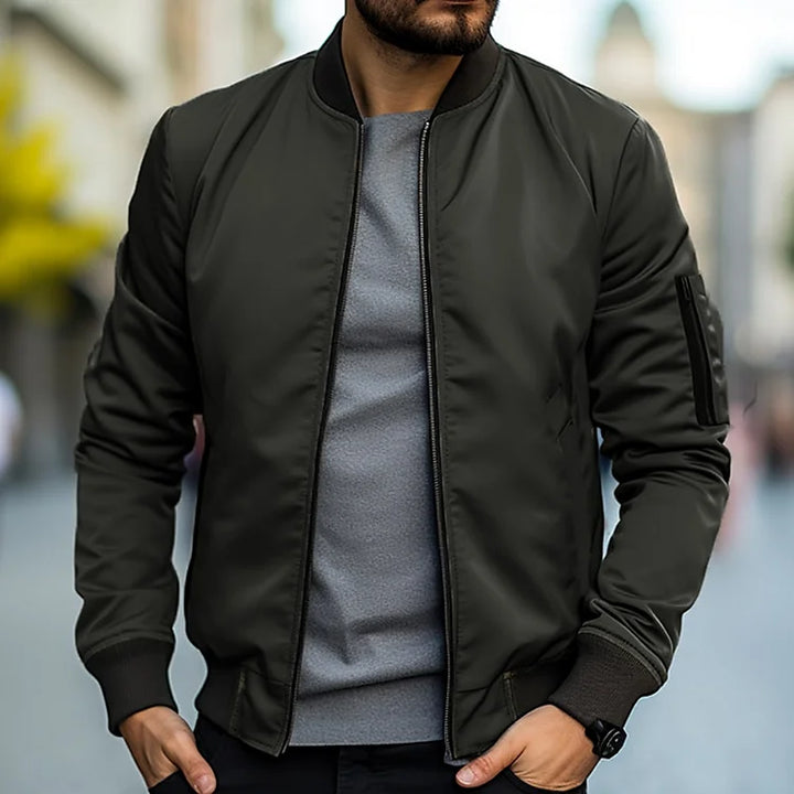 Men's bomber jacket with arm pocket – Jaron autumn edition