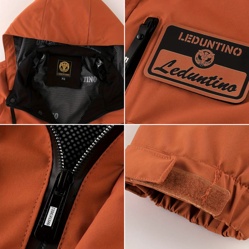 Men's outdoor jacket padded with a removable hood – Henrik