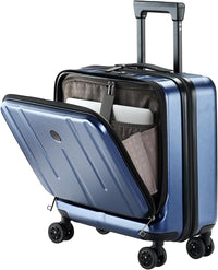 Compact 16-Inch Hardshell Carry-On with Laptop Compartments and TSA Lock