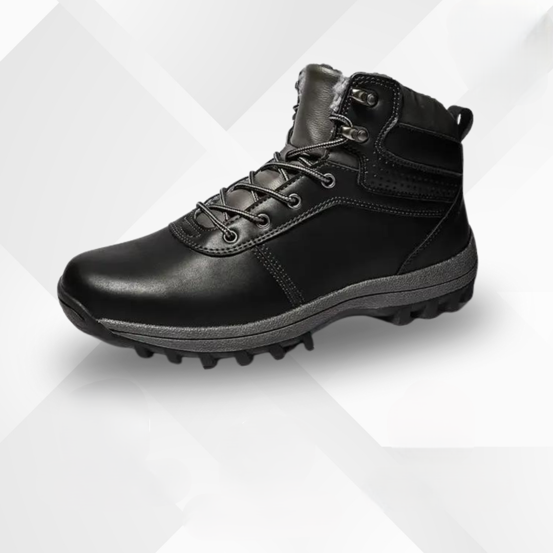 Autumn-winter boots with cold protection and autumn leaf design - Leonardo