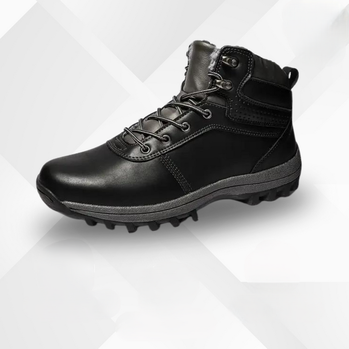 Autumn-winter boots with cold protection and autumn leaf design - Leonardo