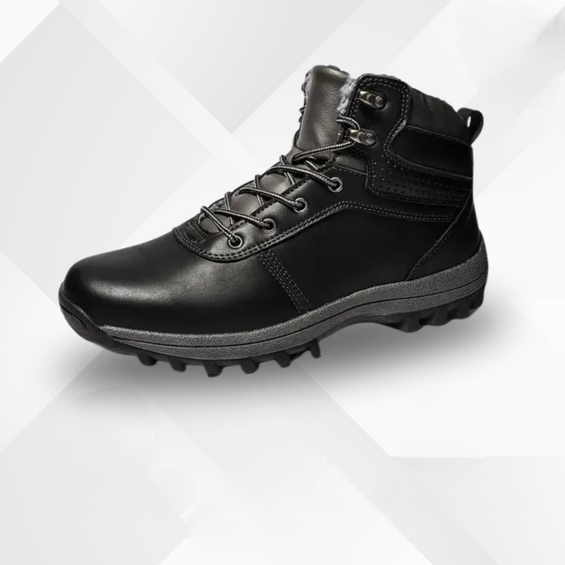 Autumn-winter boots with cold protection and autumn leaf design - Leonardo