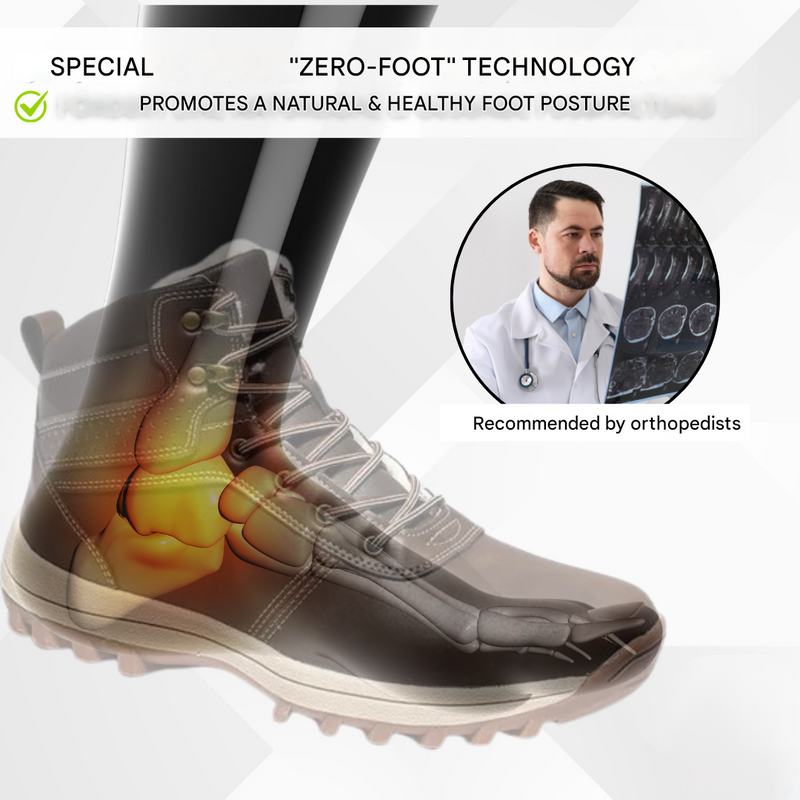 Autumn-winter boots with cold protection and autumn leaf design - Leonardo