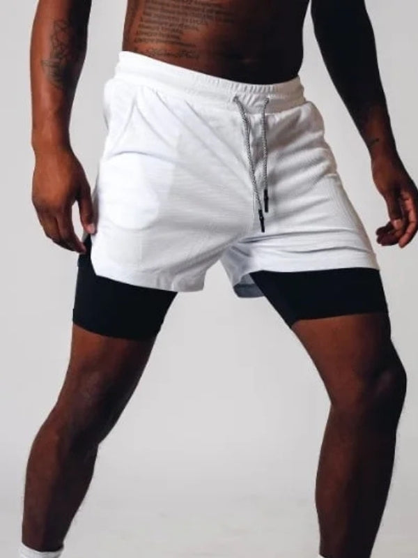 2-in-1 Summer Sports Shorts for Men – Felix