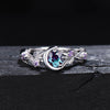 Moonstar Colour-Changing Alexandrite and Amethyst Engagement Ring - Elara