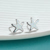 Blue Opal Starfish Earrings - Marina