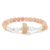 Natural Crystal Bead Bracelet - Eline