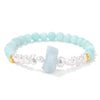 Natural Crystal Bead Bracelet - Eline