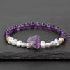 Natural Crystal Bead Bracelet - Eline