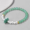 Natural Crystal Bead Bracelet - Eline