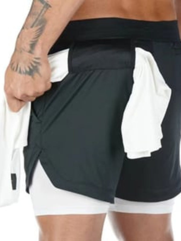 2-in-1 Summer Sports Shorts for Men – Felix