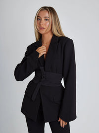 Ladies Blazer with Belt – Valeria