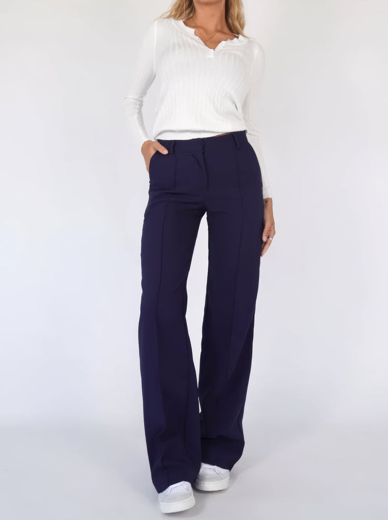 Stylish Wide Ladies Trousers – Aurelia