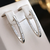 Radiant Zirconia Earrings - Celeste