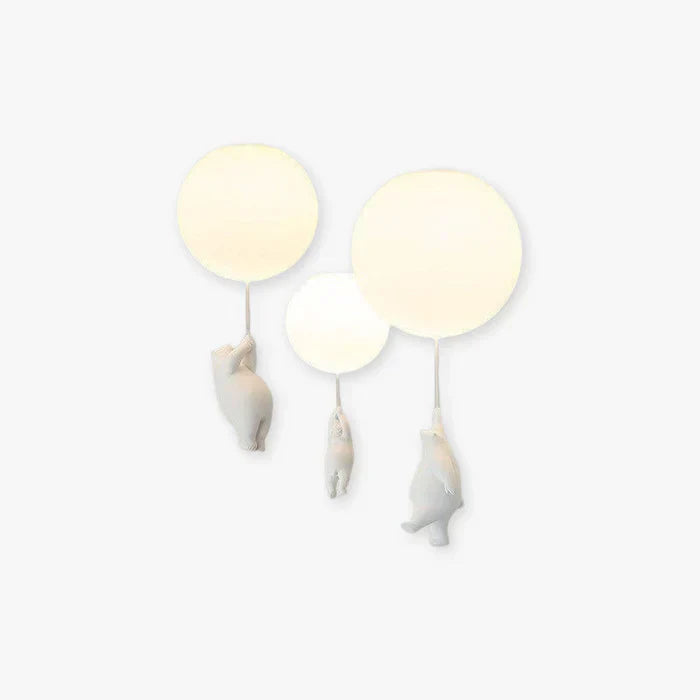 Children's Ceiling Lamp with Bear and Balloon - CloudBear