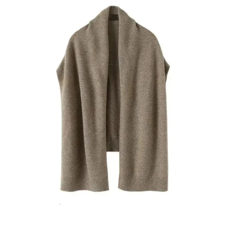 Ladies' knitted cape made of soft material – Lorena