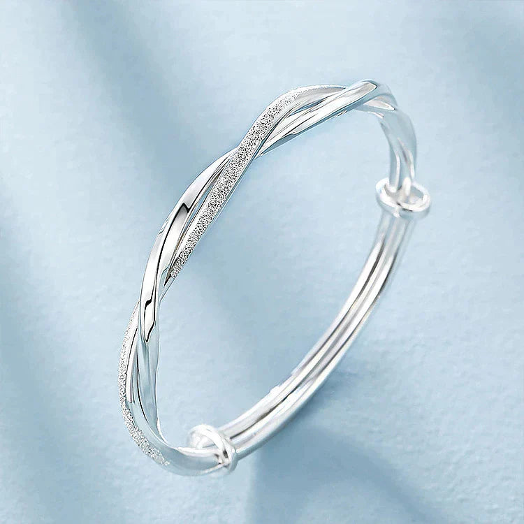 Elegant Silver Bracelet | Intricate Design