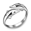 Silver Ring With Two Dolphins | Dolphin Jewellery