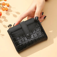 Elegant Leather Clutch Money Clip Wallet