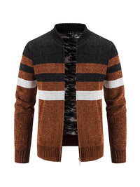 Men's Striped Autumn Cardigan – Tobias