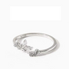 Adjustable Silver Ring With Zirconia | Elegant Jewellery