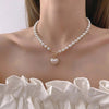 Elegance in Flight Pearl Necklace