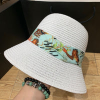 Summer sunhat with bow and wide brim – ShadeRibbon