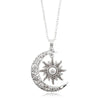 Vintage Sun and Moon Necklace