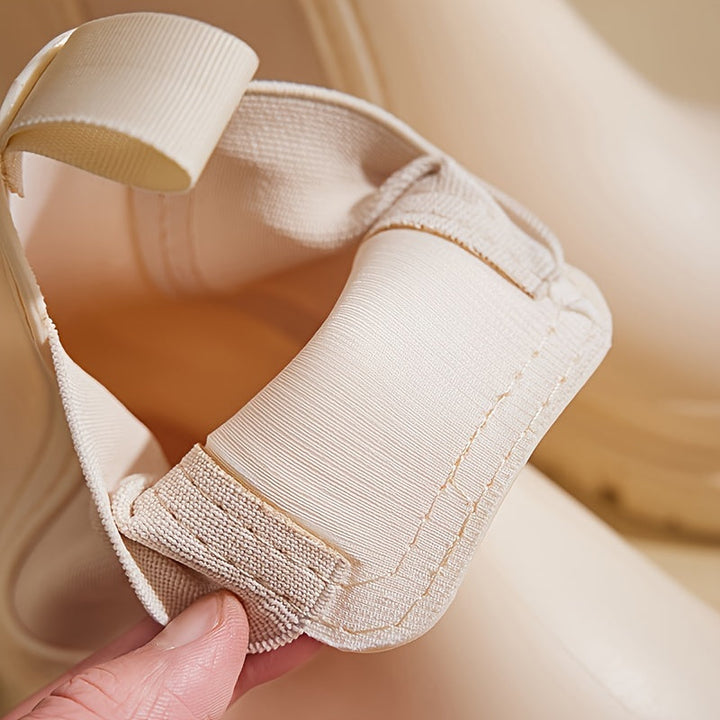 Ladies' mid-height waterproof rain boots with anti-slip sole – Selora