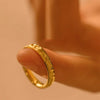 Stylish Golden Honey Ring – Sienna