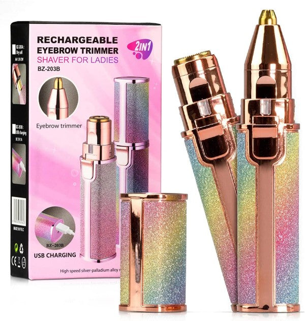 2-in-1 Cleansing Face & Eyebrow Epilator – Silvara-State of Style