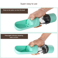 2-in-1 Feed and Water Bottle for On-the-Go - PawBuddy-Yellow-State of Style