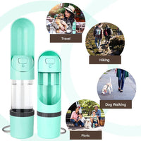 2-in-1 Feed and Water Bottle for On-the-Go - PawBuddy-Yellow-State of Style