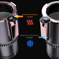 2-in-1 Mug with Heating and Cooling - ThermaChill Smart Cup-Black-State of Style