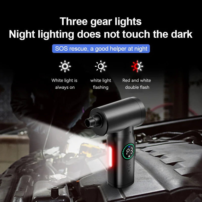 2-in-1 Portable Air Dust Vacuum and Blower with LED Light (7500mAh) - AirMaster-Style 1-State of Style