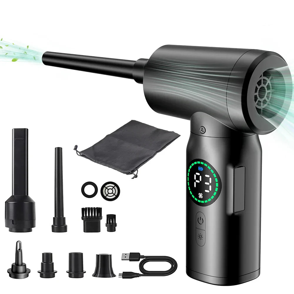 2-in-1 Portable Air Dust Vacuum and Blower with LED Light (7500mAh) - AirMaster-Style 2-State of Style