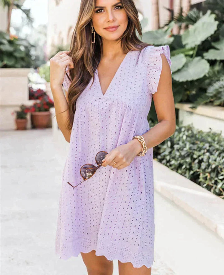 2-in-1 Summer Dress with Integrated Shorts and Pockets – Lianne-Purple-XS-State of Style