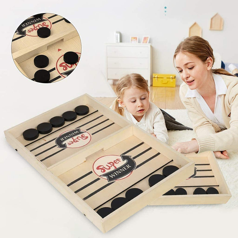 2-in-1 Table Football & Shuffleboard Fun – GameMaster-State of Style