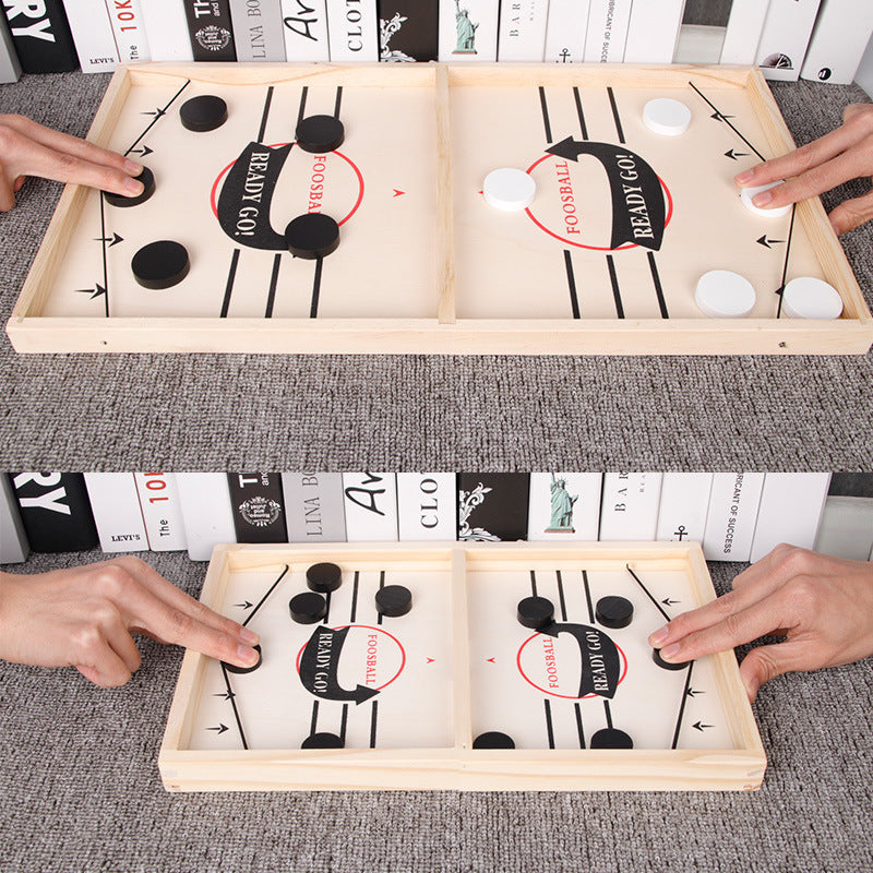 2-in-1 Table Football & Shuffleboard Fun – GameMaster-State of Style