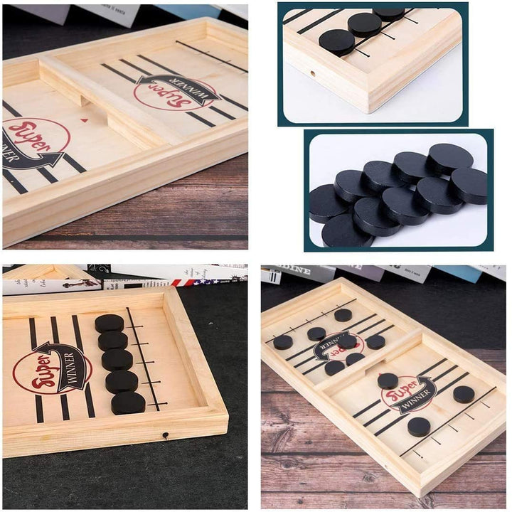 2-in-1 Table Football & Shuffleboard Fun – GameMaster-State of Style