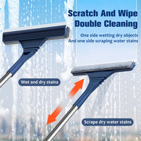2‑in‑1 Window Mesh and Glass Cleaning Squeegee – Telescopic Handle – Buy 1, Get 1 Free-4 Section-State of Style