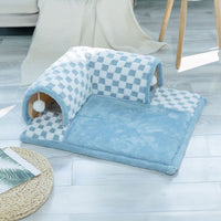 2-in-1 Cat Tunnel Bed - FurryFun