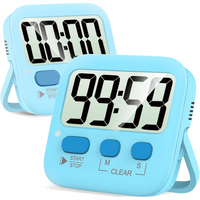 2-Pack Digital Kitchen Timers - KitchenTick-Blue-State of Style