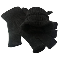 2-Pack Winter Knitted Fingerless Gloves - WarmFlex Set-State of Style