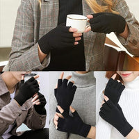 2-Pack Winter Knitted Fingerless Gloves - WarmFlex Set-State of Style