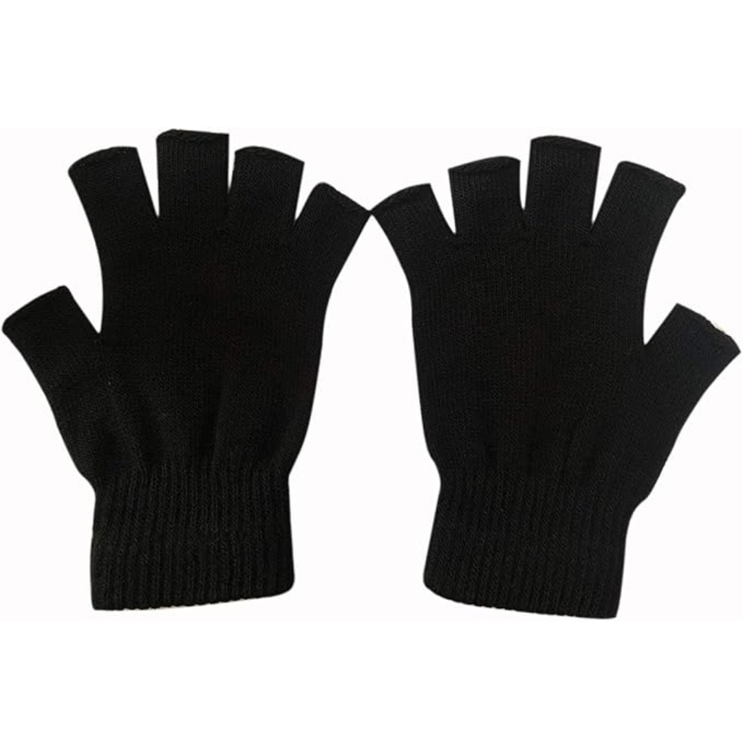 2-Pack Winter Knitted Fingerless Gloves - WarmFlex Set-State of Style